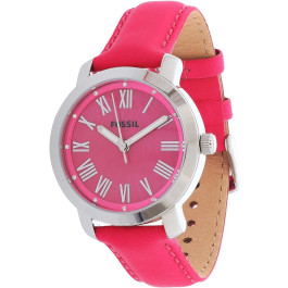 Watch strap Fossil BQ1234 Leather Pink 18mm